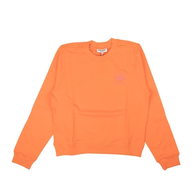 Opening Ceremony Clementine Orange Mini Box Logo Sweatshirt In Multi