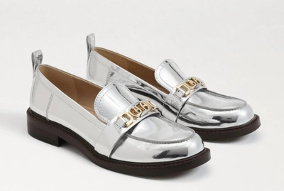 Shop Sam Edelman Christy Loafer In Soft Silver In Multi