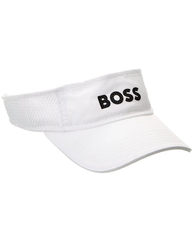 Shop Hugo Boss Tennis Comfort Visor In White