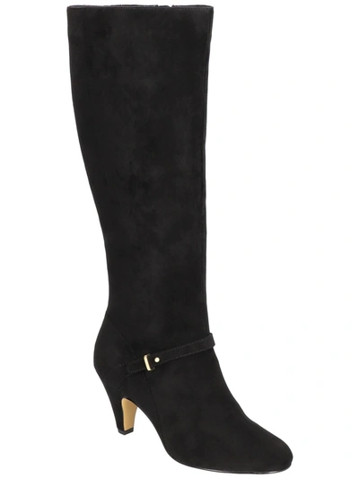 Shop Bella Vita Womens Tall Round Toe Knee-high Boots In Black
