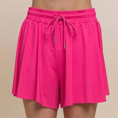 Shop Love Tree Women's Flouncy Shorts In Pink