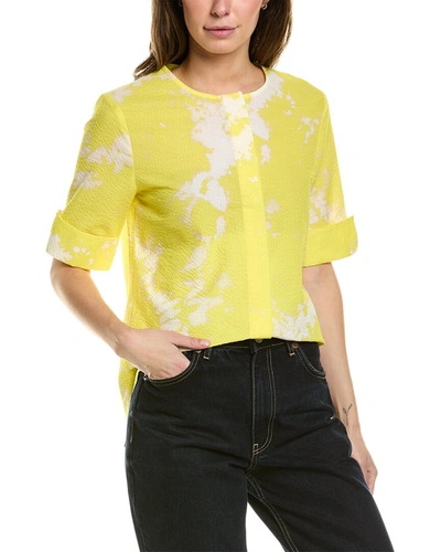 Shop Piazza Sempione Shirt In Yellow