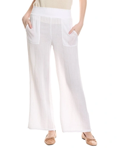Shop Michael Stars Sonia High-rise Straight Pant In White