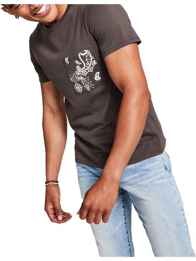 Shop And Now This Mens Paisley Wideneck T-shirt In Multi