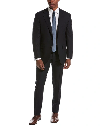 Shop Canali 2pc Wool Suit In Multi