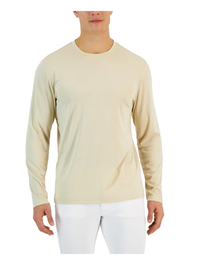 Shop Alfani Mens Knit Long Sleeves T-shirt In Multi