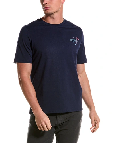 Shop Callaway 19th Hole Trademark Novelty T-shirt In Blue
