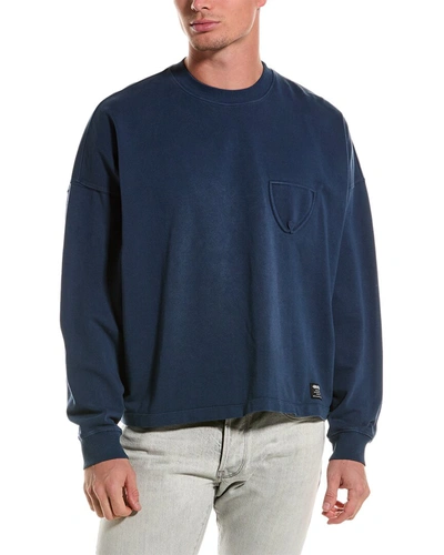 Shop Hudson Jeans Brandon Sweatshirt In Blue
