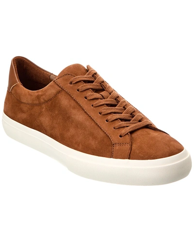 Shop Vince Fulton Suede Sneaker In Brown