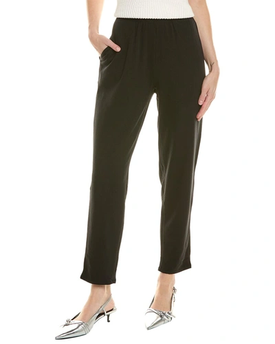 Shop Eileen Fisher Tapered Ankle Pant In Black