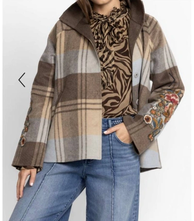Shop Johnny Was Joanna Jacket In Plaid In Multi