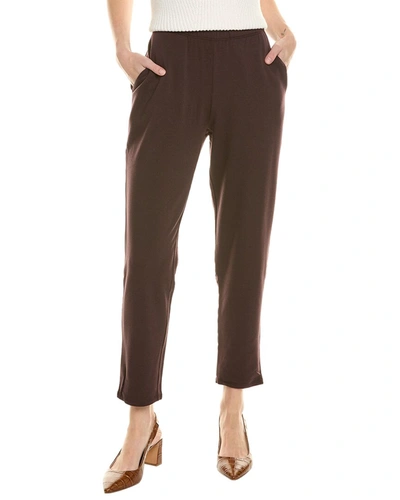 Shop Eileen Fisher Tapered Ankle Pant In Purple