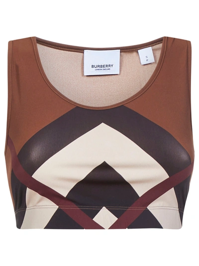 Shop Burberry Top  In Marrone