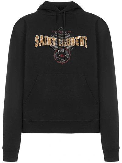 Shop Saint Laurent Sweatshirt In Nero