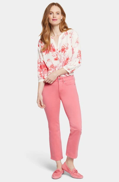 Shop Nydj Marilyn Straight Leg Ankle Jeans In Pink Punch