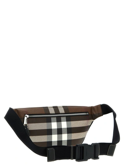 Shop Burberry 'cason' Fanny Pack In Brown