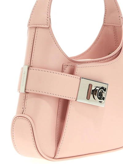 Shop Ferragamo 'archive Mini' Handbag In Pink