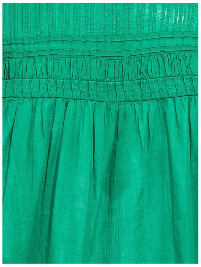 Shop Isabel Marant Étoile 'leaza' Top In Green