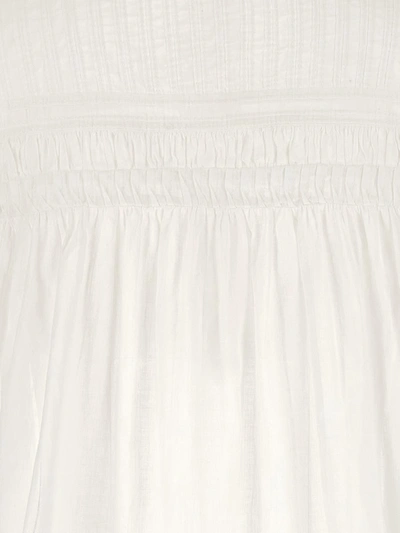 Shop Isabel Marant Étoile 'leaza' Top In White