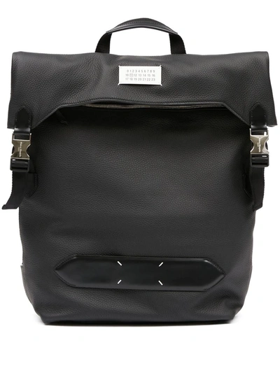 Shop Maison Margiela 5ac Backpack With Logo In Black