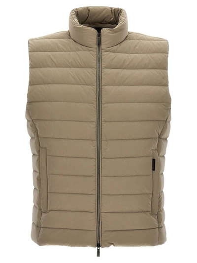 Shop Moorer 'calaf S3' Vest In Beige