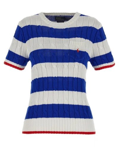 Shop Polo Ralph Lauren Striped Sweater In Multicolor