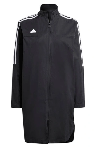 Shop Adidas Originals Tiro Longline Track Jacket In Black/ White