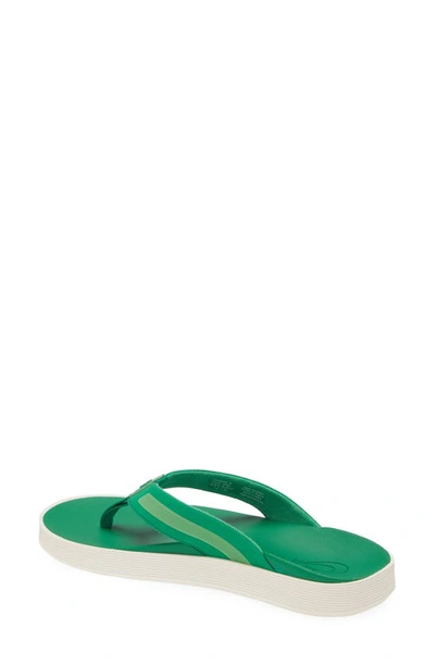 Shop Olukai Leeward Flip Flop In Bamboo / Bamboo