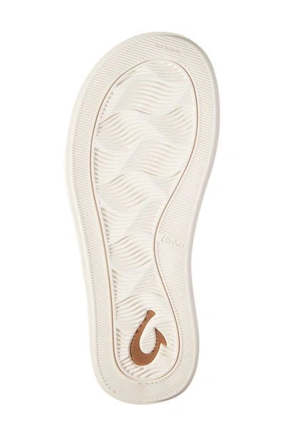 Shop Olukai Leeward Flip Flop In Bamboo / Bamboo