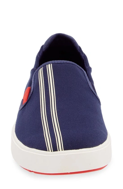 Shop Olukai Lae'ahi Slip-on Sneaker In Navy / Stripe