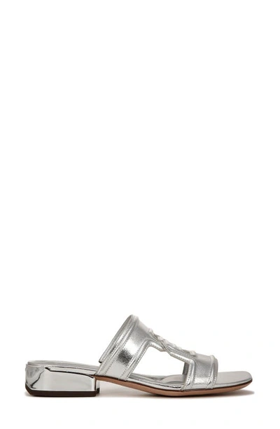 Shop Sarto By Franco Sarto Marina Metallic Slide Sandal In Silver