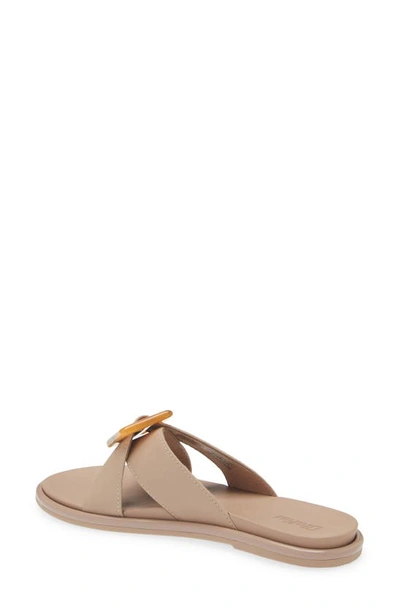 Shop Olukai La'i Slide Sandal In Taupe / Taupe