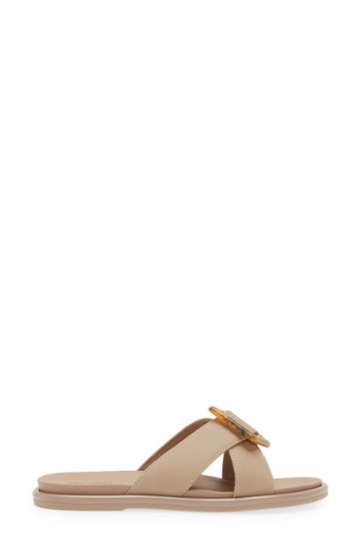 Olukai La'i Slide Sandal In Taupe / Taupe