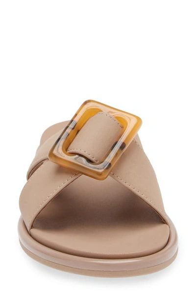 Olukai La'i Slide Sandal In Taupe / Taupe