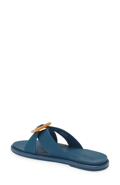 Shop Olukai La'i Slide Sandal In Lagoon / Lagoon