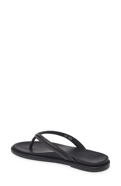 Olukai Tiare Flip Flop In Black / Black