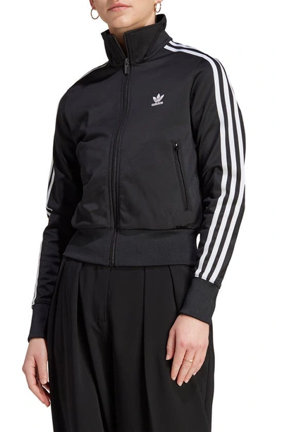 Adidas Originals Firebird Tt Pb Woman Sweatshirt Black Size 4 Recycled Polyester In Black