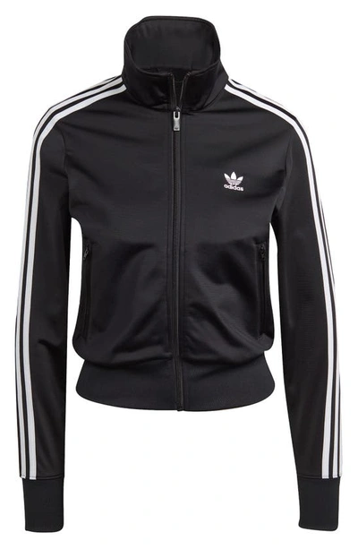 Adidas Originals Firebird Tt Pb Woman Sweatshirt Black Size 4 Recycled Polyester In Black