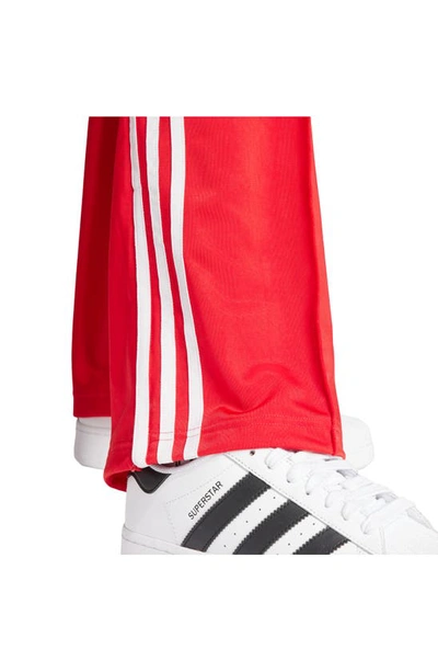 Shop Adidas Originals Firebird Recycled Polyester Track Pants In Better Scarlet