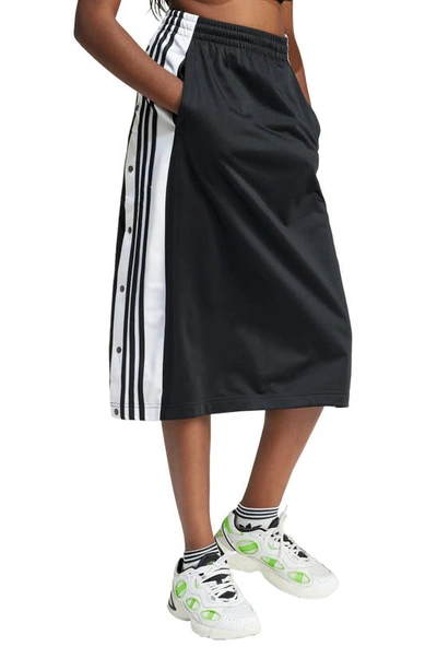 Shop Adidas Originals Adibreak Midi Skirt In Black