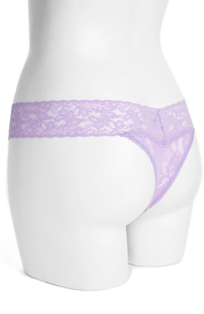 Shop Hanky Panky Original Rise Thong In Wisteria Purple