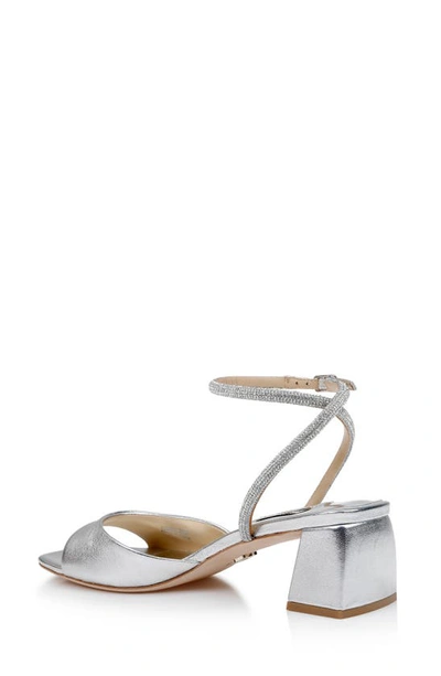 Shop Badgley Mischka Infinity Ii Sandal In Silver