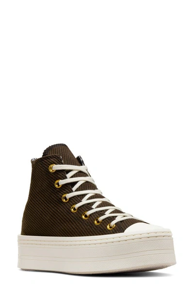 Shop Converse Chuck Taylor® All Star® Modern Lift High Top Sneaker In Fresh Brew/ Trek