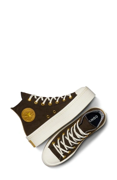 Shop Converse Chuck Taylor® All Star® Modern Lift High Top Sneaker In Fresh Brew/ Trek