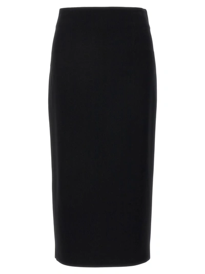 Shop Alberto Biani 'pencil' Skirt In Black