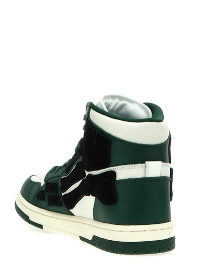 Shop Amiri 'skel Top High' Sneakers In Green