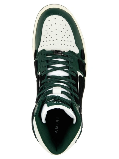 Shop Amiri 'skel Top High' Sneakers In Green