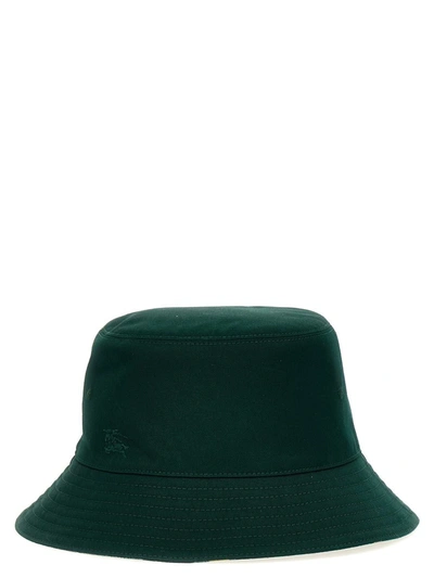 Shop Burberry Reversible Bucket Hat In White