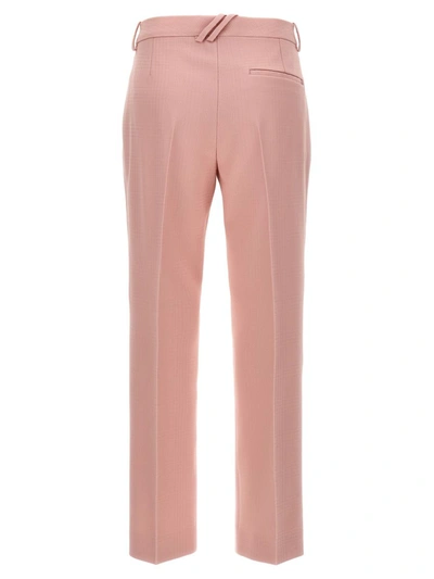 Shop Burberry Tailored Trousers In Pink