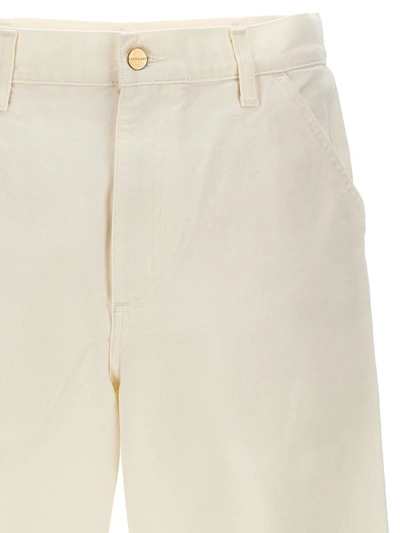 Shop Carhartt Wip 'single Knee' Pants In White